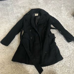 Old navy black Pea coat jacket